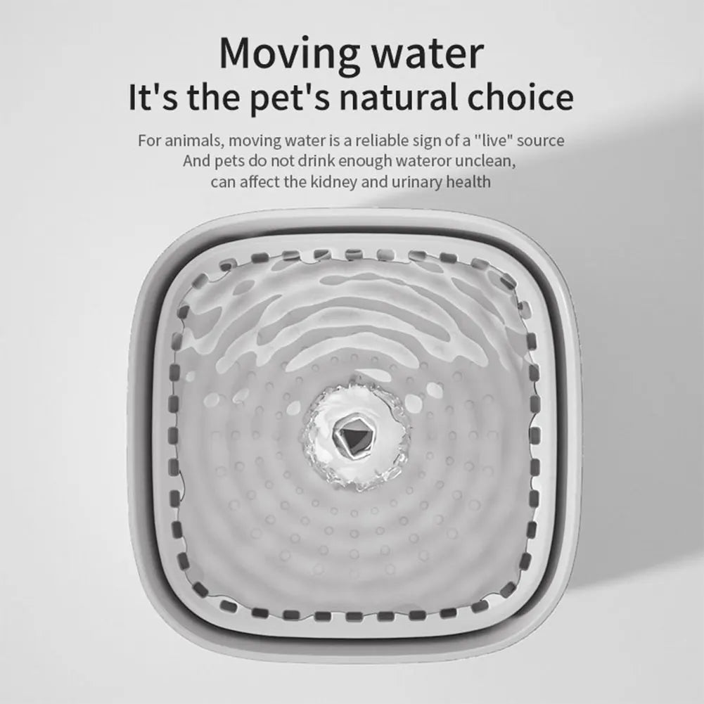3L Cat Water Fountain - Filtered USB Drinking Dispenser, Quiet Pump