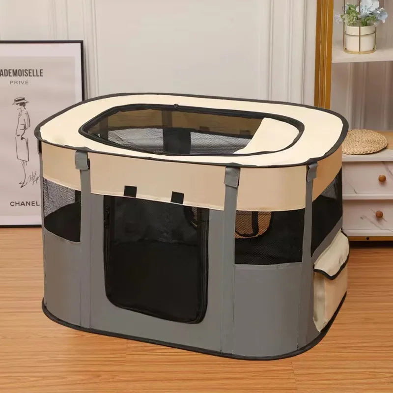 Folding Cat House Tent - Cosy Delivery Room and Kitten Bed