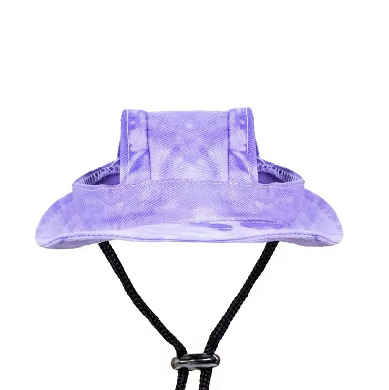 Dog Bucket Hat - Breathable Cotton Sun Hat for Cats and Dogs