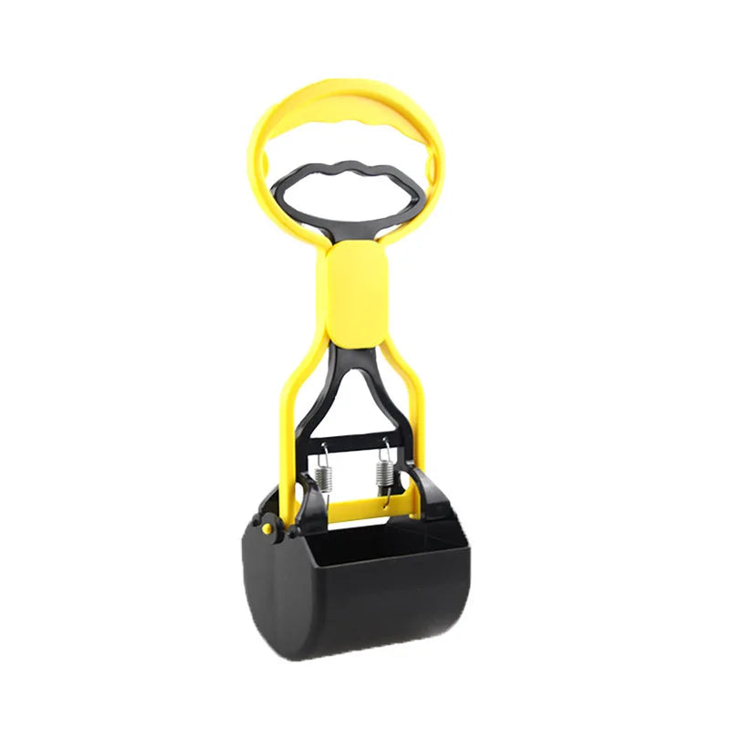 Heavy Duty Pooper Scooper with Long Handle and Clamping Jaw