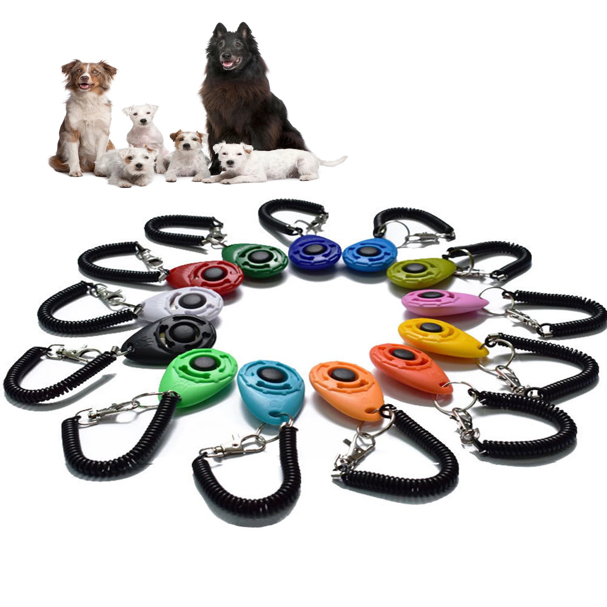 Dog Training Clicker with Wrist Strap - Puppy Obedience Trainer