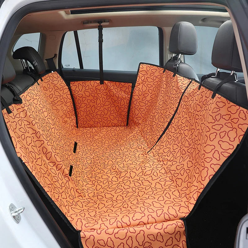 Dog Car Hammock - Waterproof Rear Seat Cover for Medium and Large Dogs
