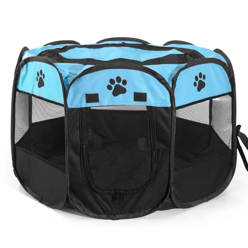 Foldable Pet Tent - Detachable Cat Nest and Dog Enclosure