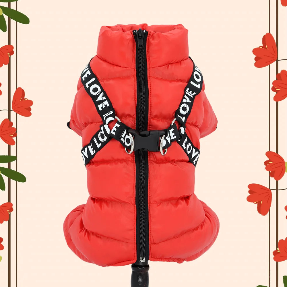 Waterproof Dog Winter Jacket - Thick Cotton Coat for French Bulldogs