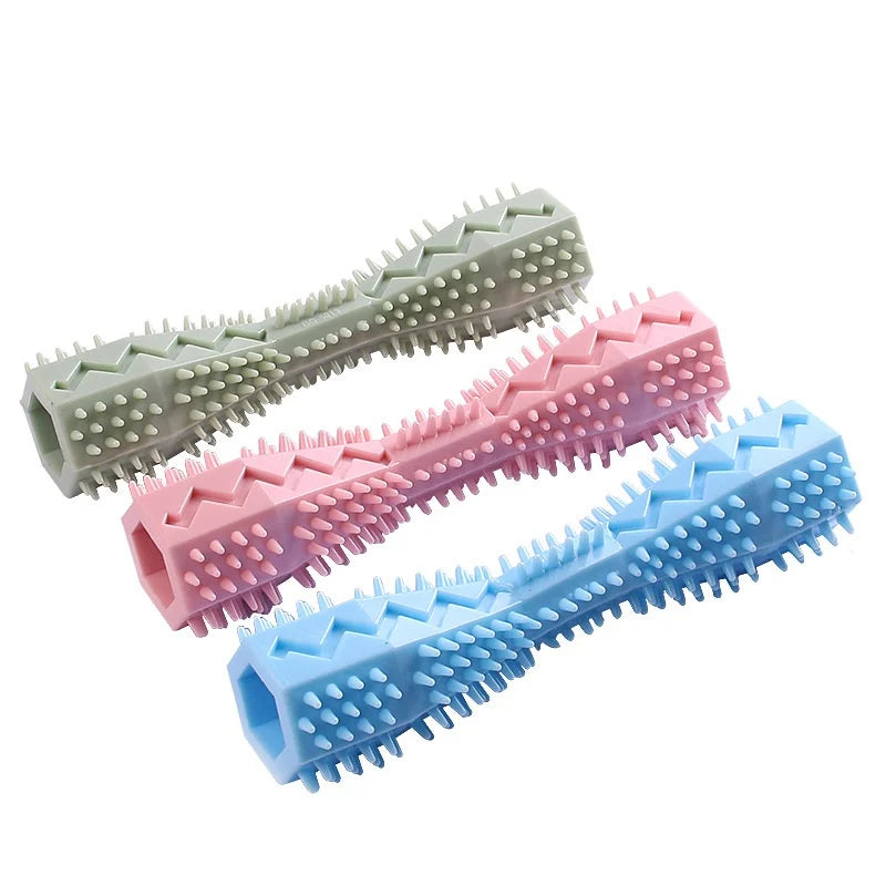 Dog Teething Stick - Treat Dispensing Chew Toy and Teeth Cleaner