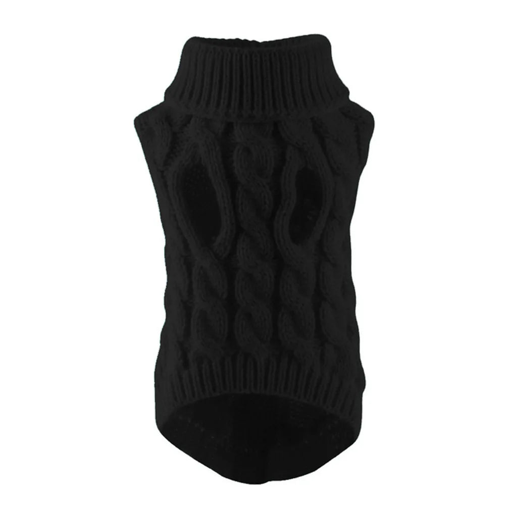 Cable Knit Dog Sweater - Warm Autumn and Winter Pullover