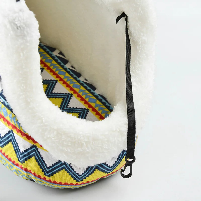Soft Pet Sling Carrier - Cosy Travel Bag for Chihuahuas and Pugs