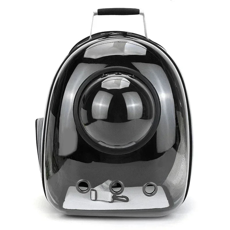 Space Capsule Cat Backpack - Clear Bubble Carrier for Small Pets