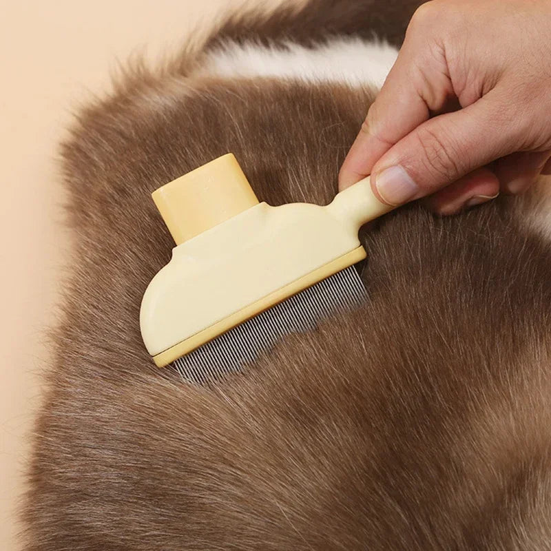 Pet Hair Removal Comb - Grooming Brush for Cats and Dogs