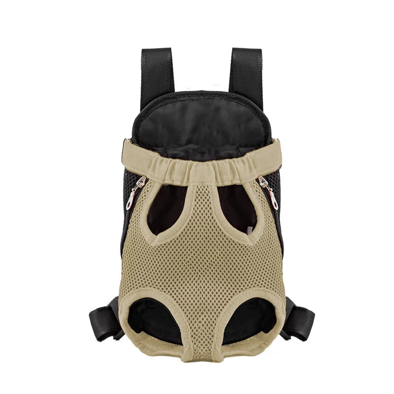 Camouflage Dog Travel Bag - Breathable Mesh Carrier for Puppies