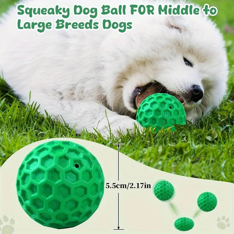 Tough Rubber Chew Ball for Aggressive Chewers - Beef Flavour