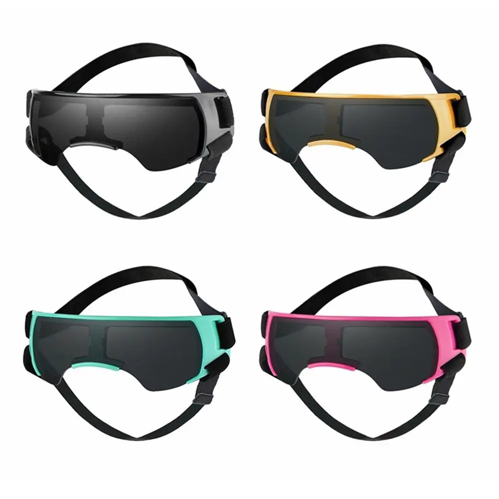 Dog Goggles with UV Protection - Adjustable Strap Sunglasses