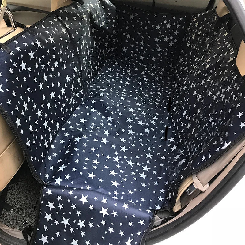 Dog Car Hammock - Waterproof Rear Seat Cover for Medium and Large Dogs