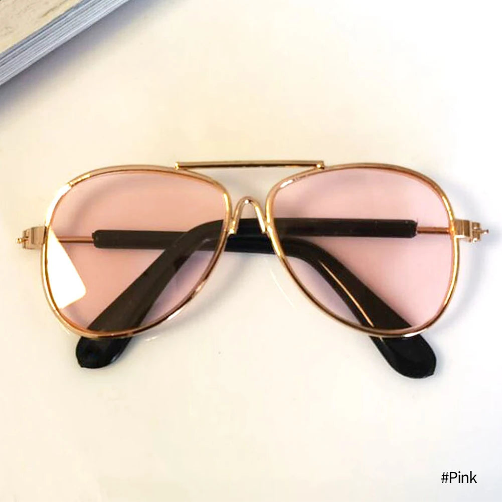 Cat Sunglasses - Colored Lens Photo Props for Cats and Small Dogs