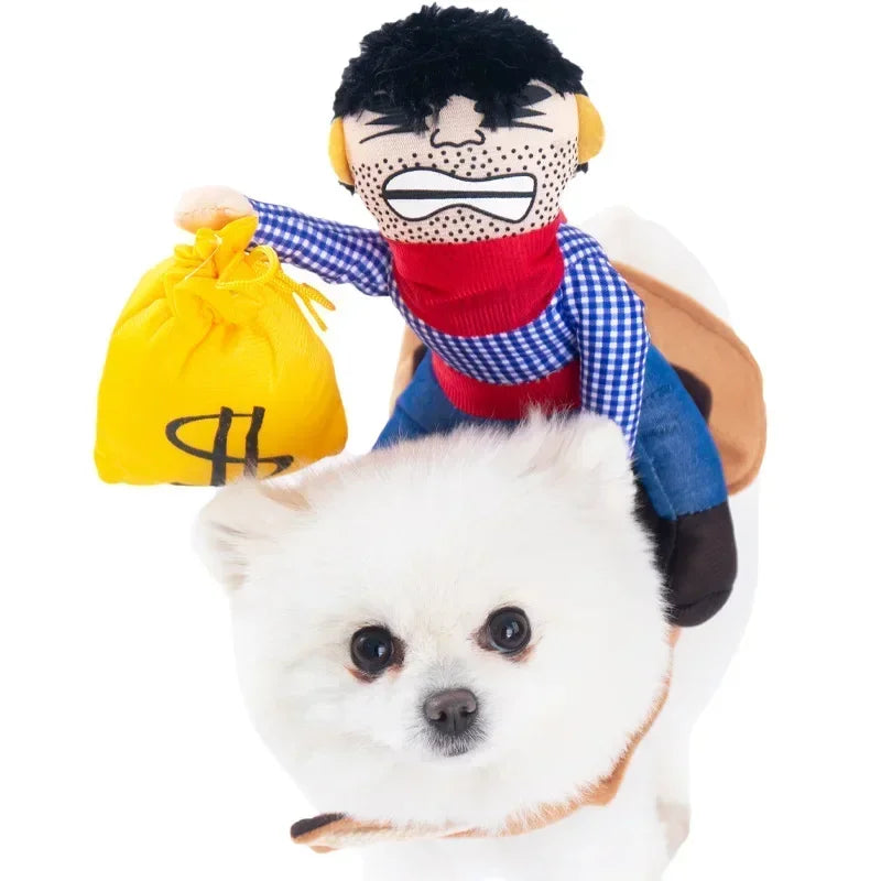 Halloween Pet Costume - Funny Standing Dress-Up Outfit for Dogs and Cats
