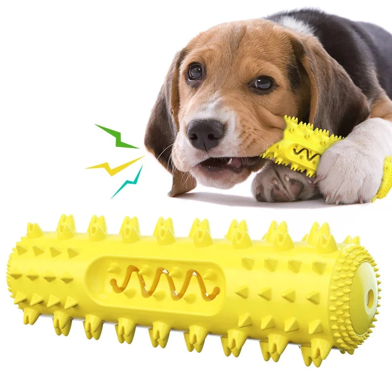 Dog Teething Stick - Treat Dispensing Chew Toy and Teeth Cleaner