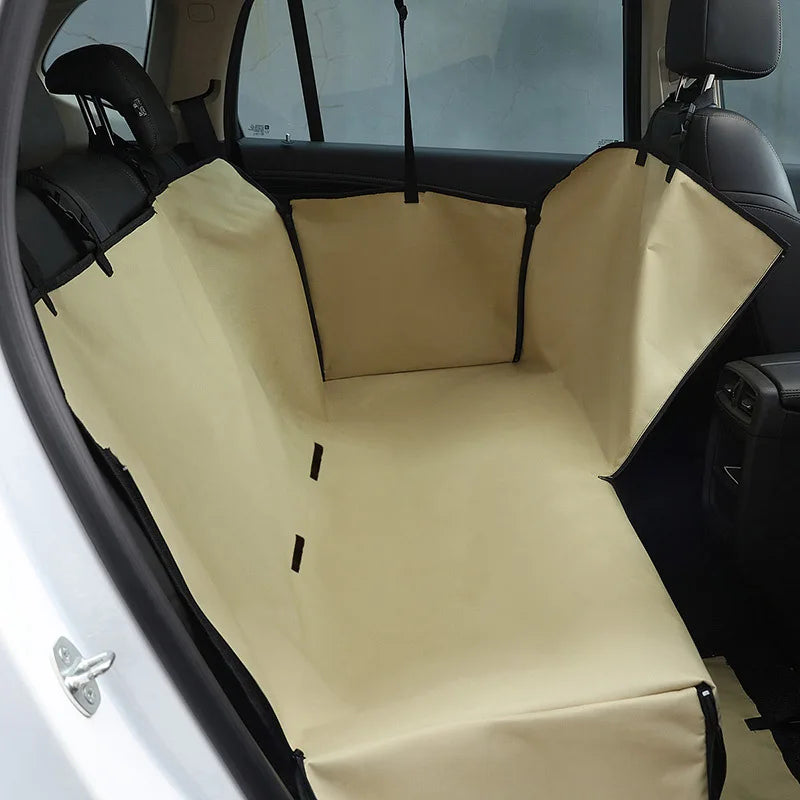 Dog Car Hammock - Waterproof Rear Seat Cover for Medium and Large Dogs