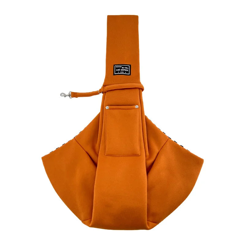 Pet Shoulder Bag with Phone Pocket - Travel Handbag Carrier