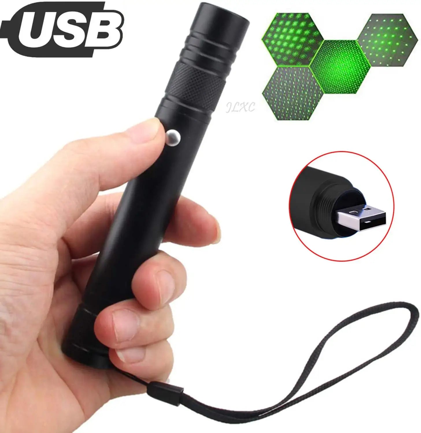 2-in-1 Cat Laser Pointer Keychain - Pocket Pointer with LED Torch