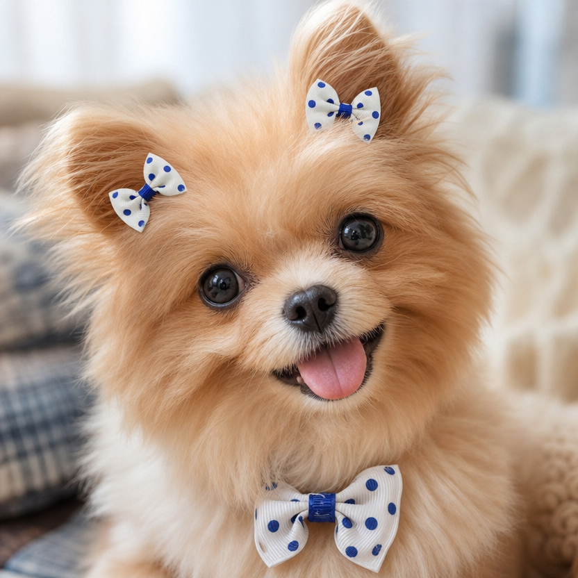 Dog Hair Bow Accessories lifestyle