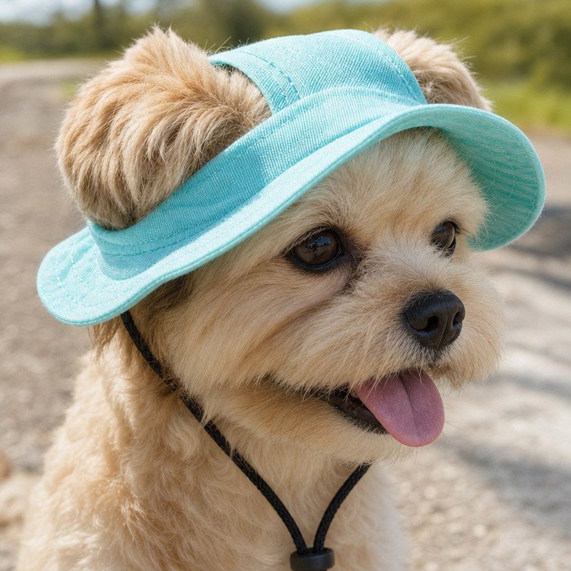 Pet Dog Cat Cap Sunhat lifestyle