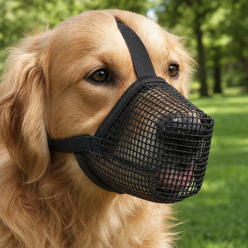 Dog Muzzle Mesh lifestyle
