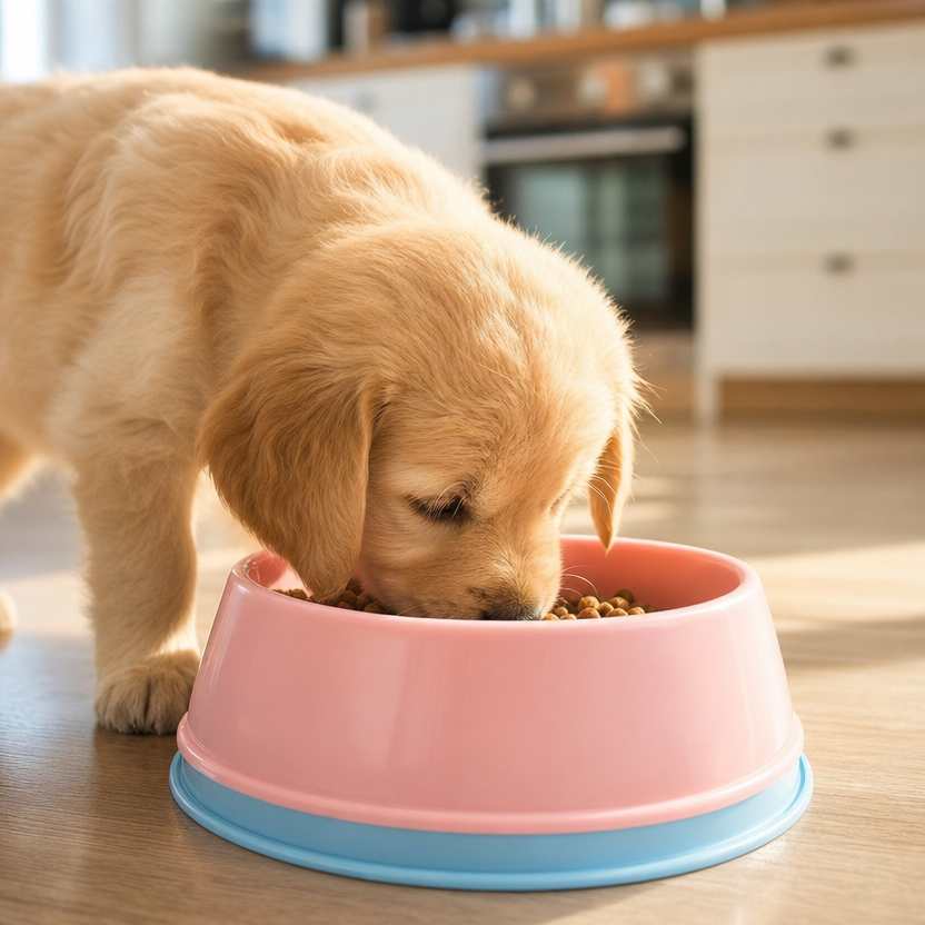 Multi-function Candy Colored Dog Bowl lifestyle