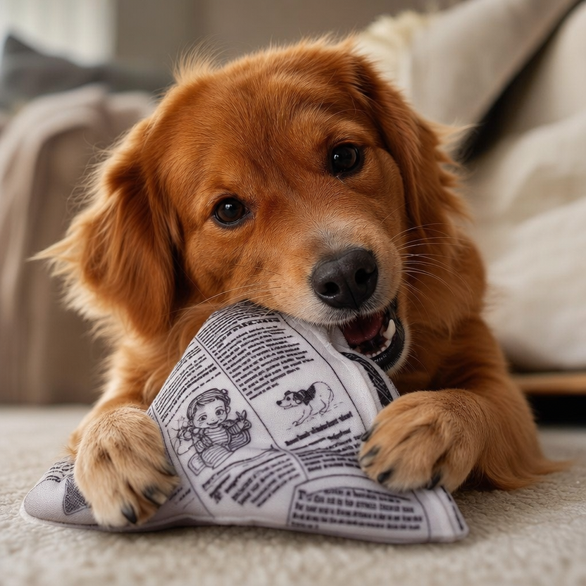 Interactive Dog Toys Paper Chew lifestyle