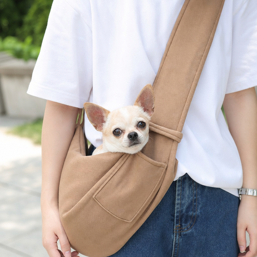 Portable Pet Shoulder Bag lifestyle