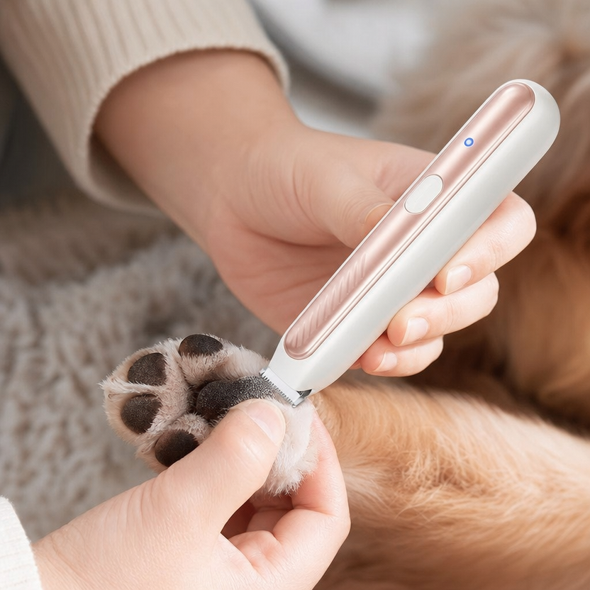 Smart Waterproof Pet Hair Shaver lifestyle