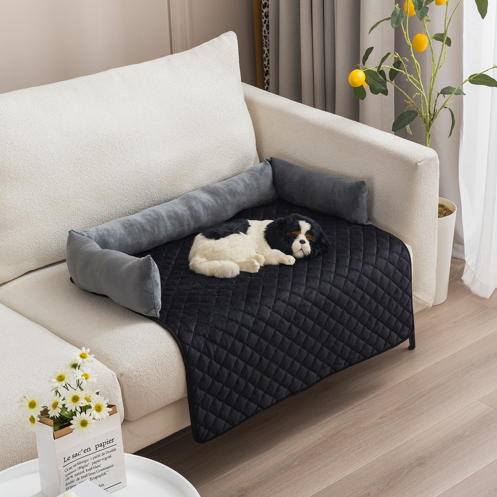 Large Dog Sofa Bed Cushion - Supportive Lounger for Big Breeds