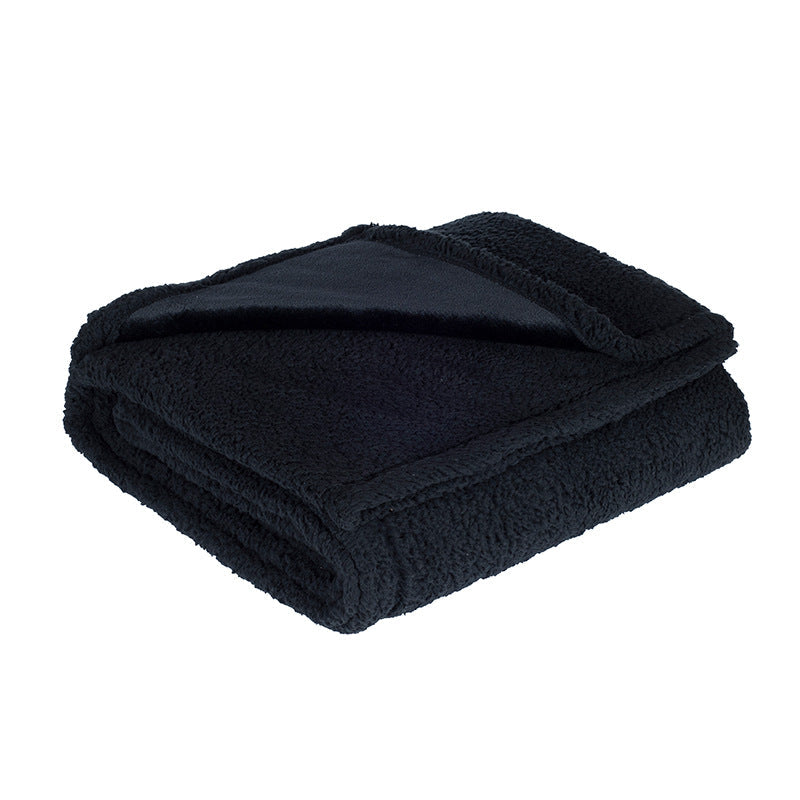 Sherpa Fleece Pet Blanket - Soft Warm Throw for Dogs and Cats