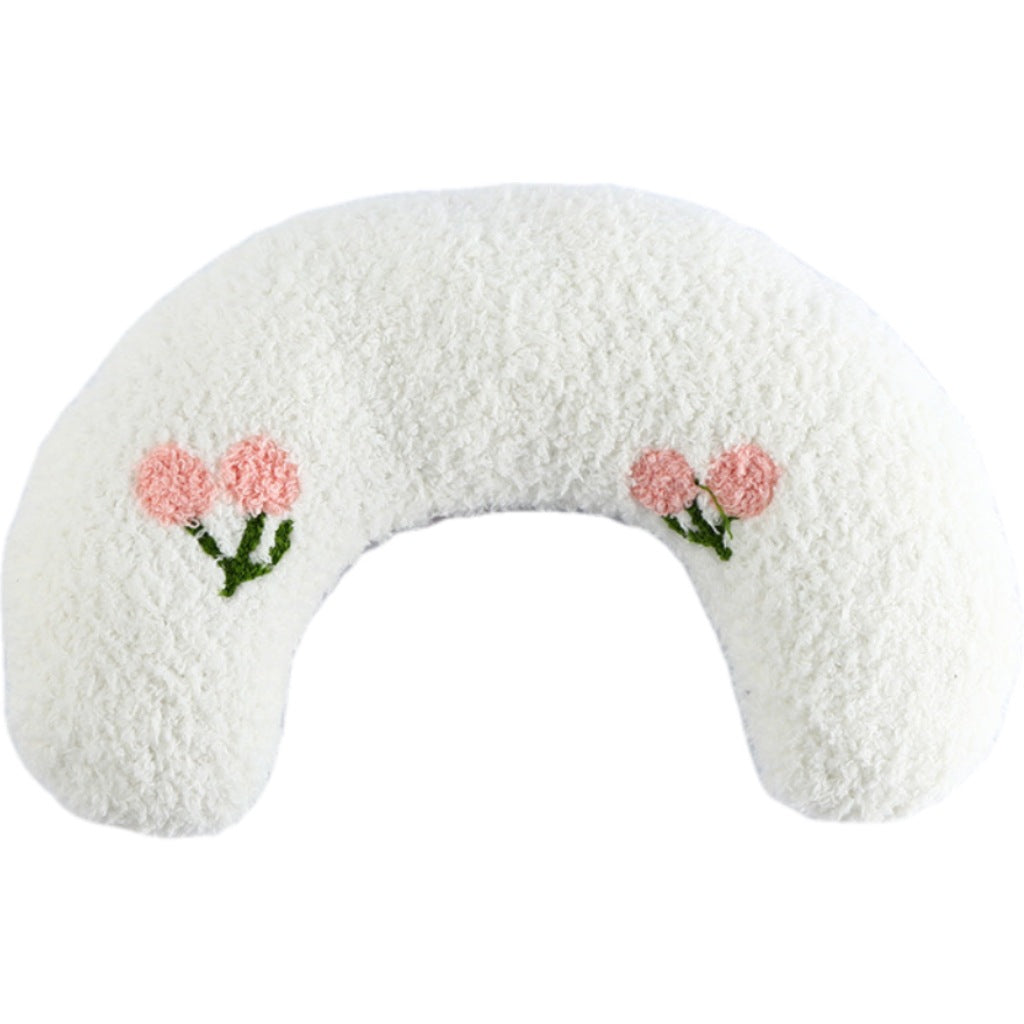 U-Shape Pet Neck Pillow - Travel Support Cushion for Dogs and Cats