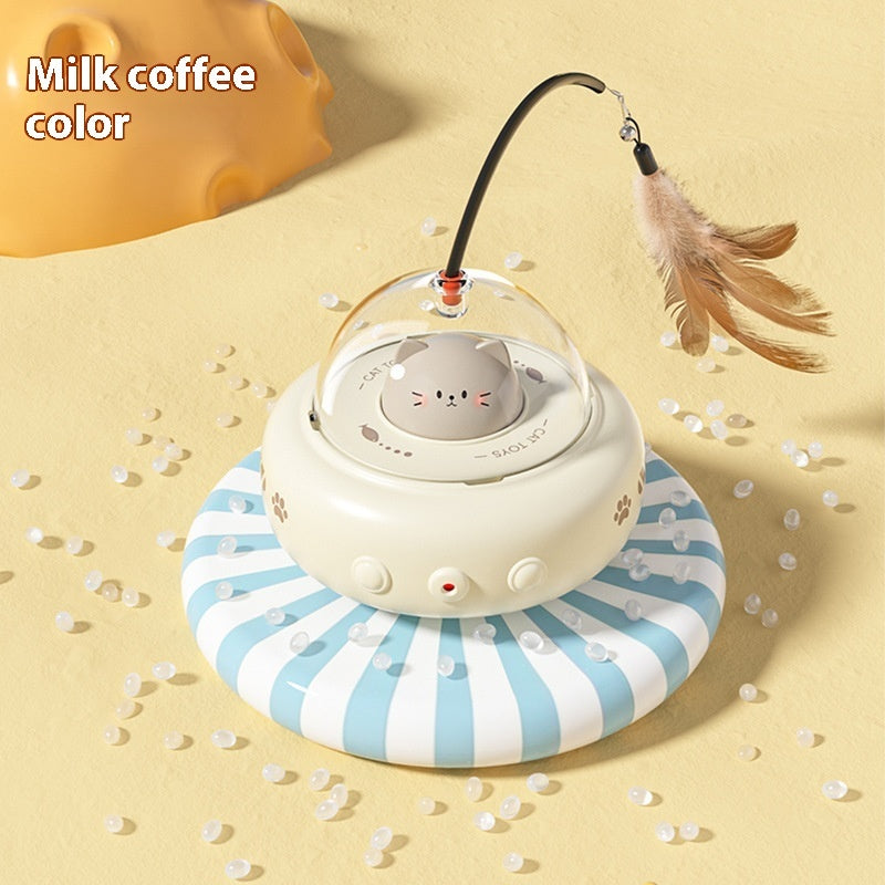 UFO Electric Cat Feather Teaser