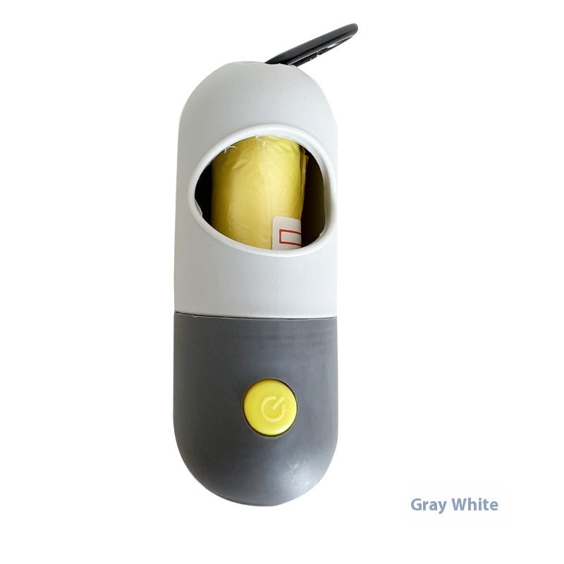 LED Pet Waste Bag Dispenser - Lit Holder for Night Dog Walks
