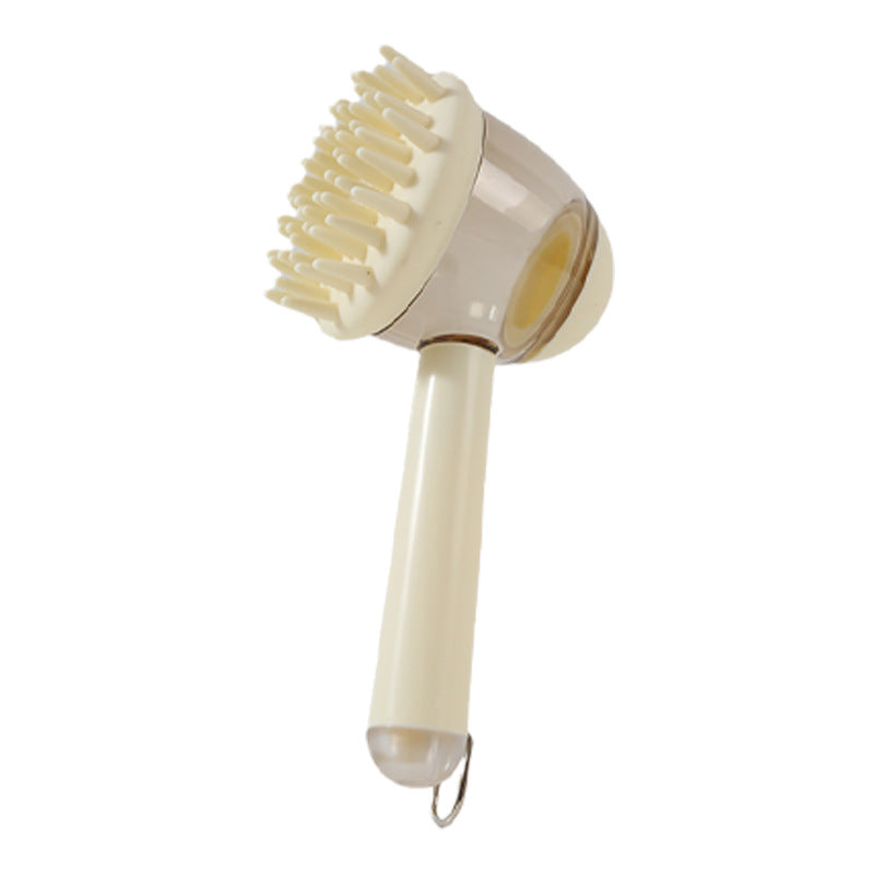 3-in-1 Pet Bath Brush - Shampoo Scrubber for Dogs and Cats