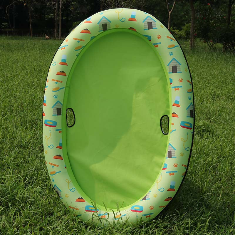 Inflatable Dog Pool Float - Summer Water Lounger for Dogs