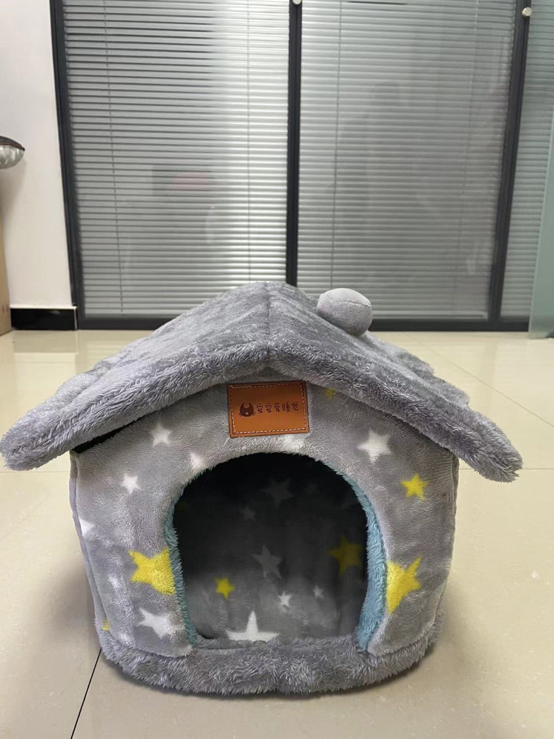 Foldable Winter Dog House - Warm Insulated Indoor Kennel Bed