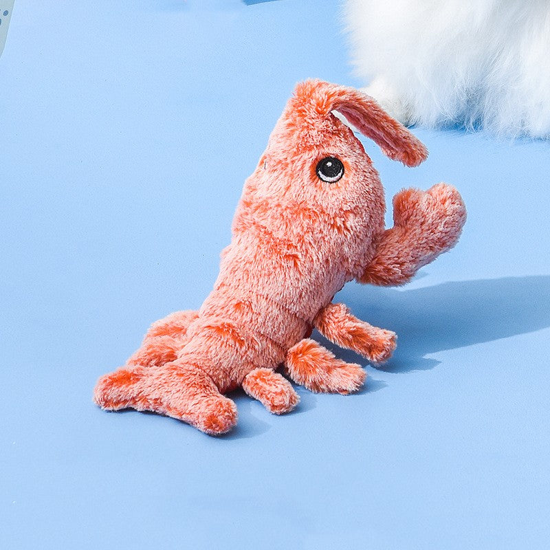 Electric Jumping Shrimp Cat Toy - Flopping Interactive Pounce Toy