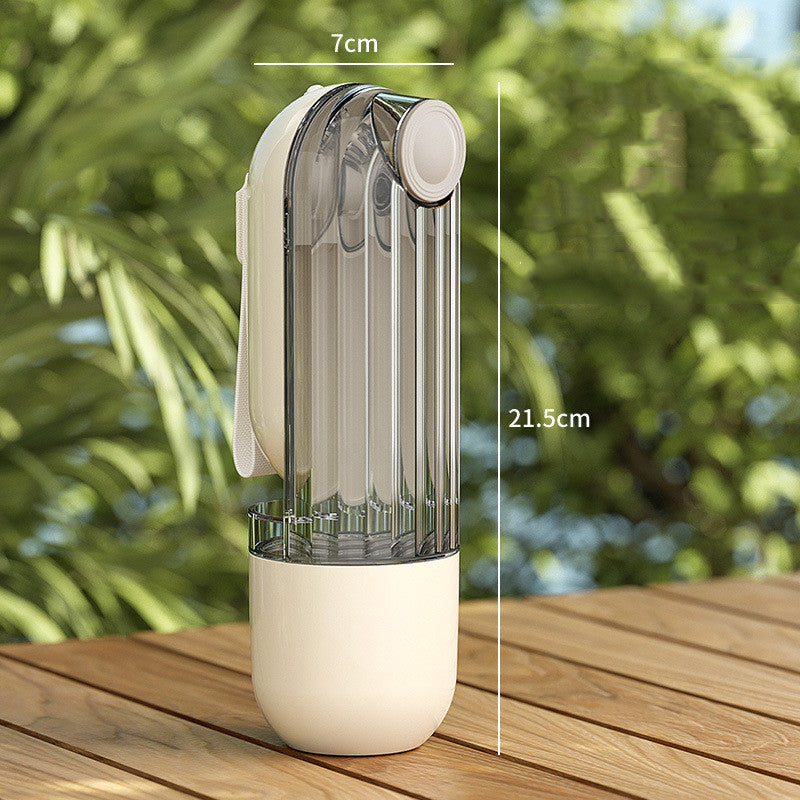 Portable Dog Water Cup - One-Handed Travel Drinking Bottle