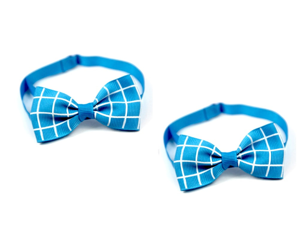 Plaid Pet Bandana - Adjustable Scarf Tie for Dogs and Cats