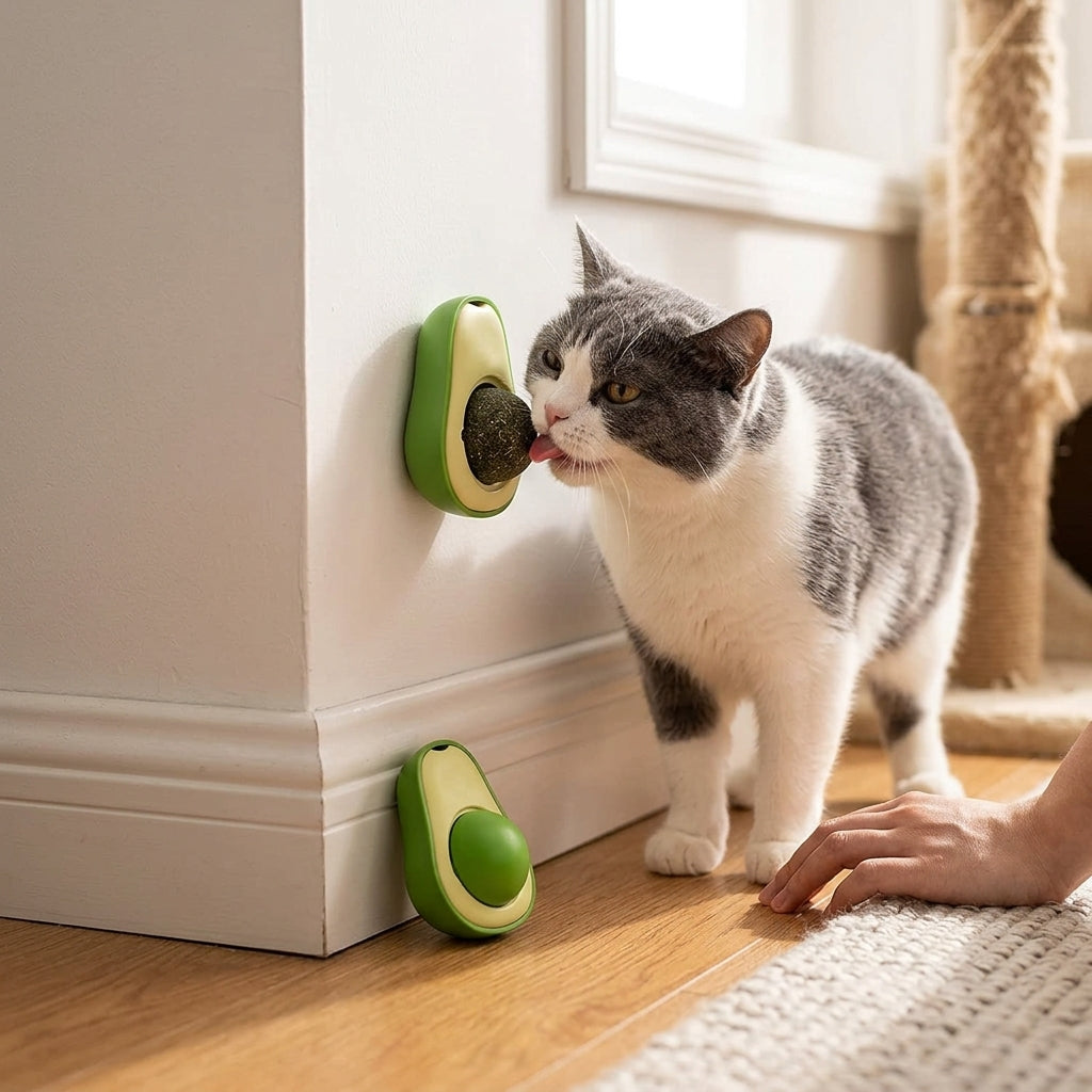 Avocado Catnip Cat Chew Toy lifestyle