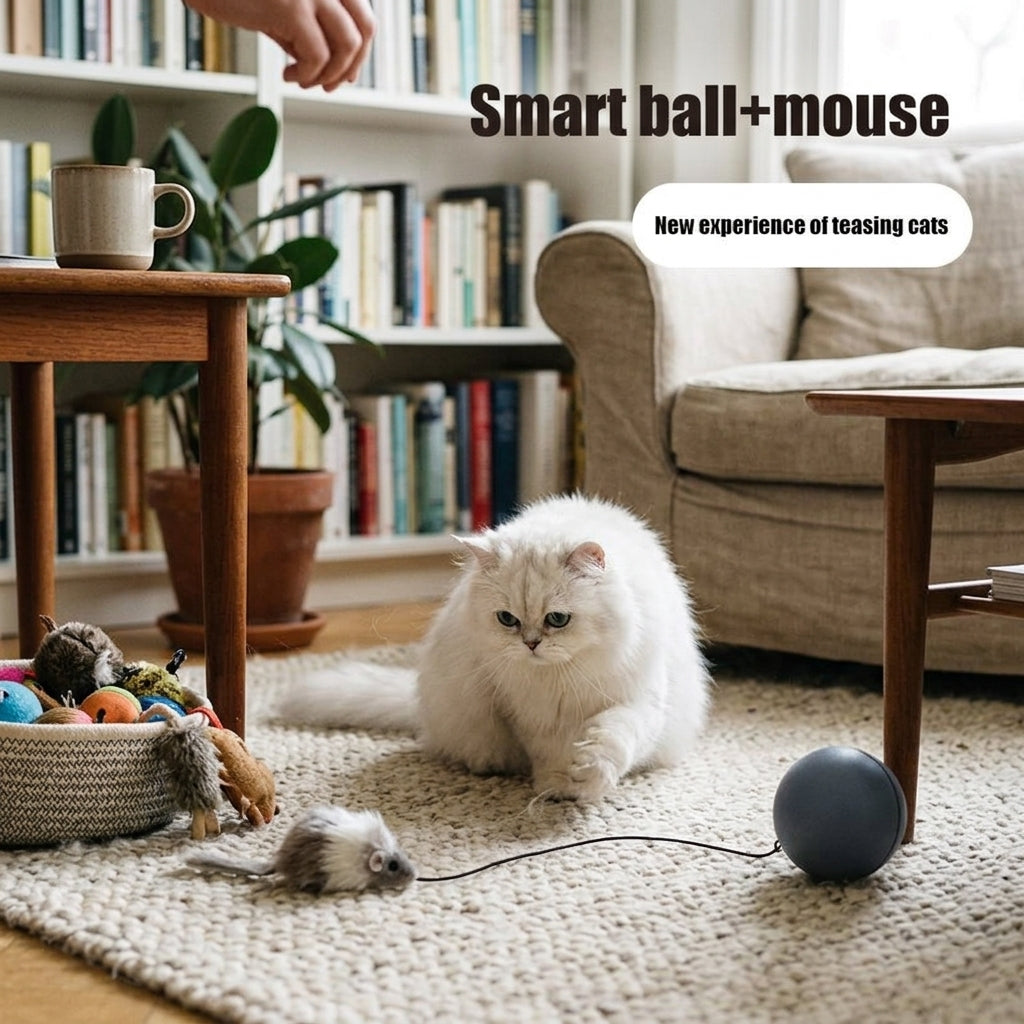 Electric Auto Cat Teaser Ball lifestyle