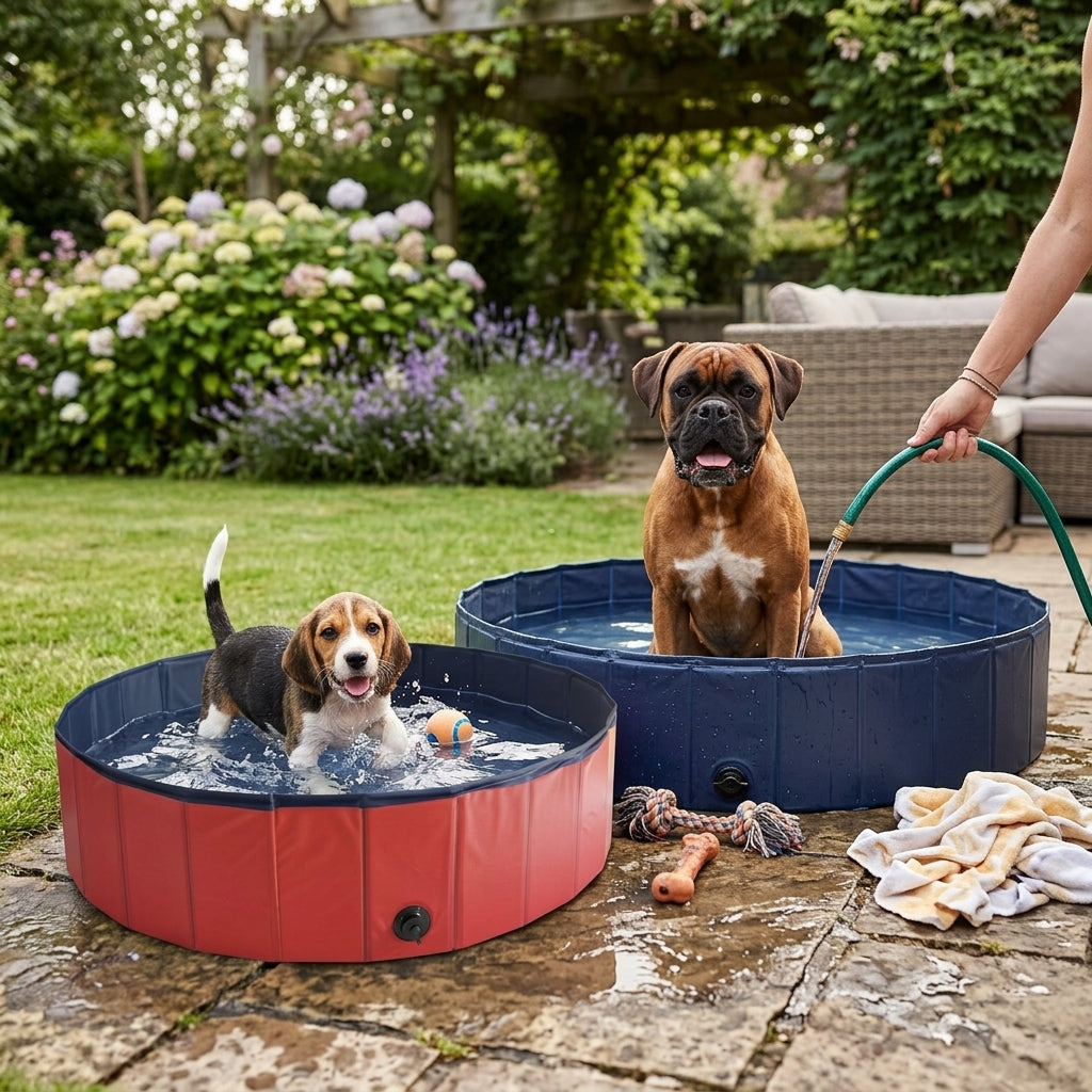 Pet Pool Foldable Bathtub lifestyle