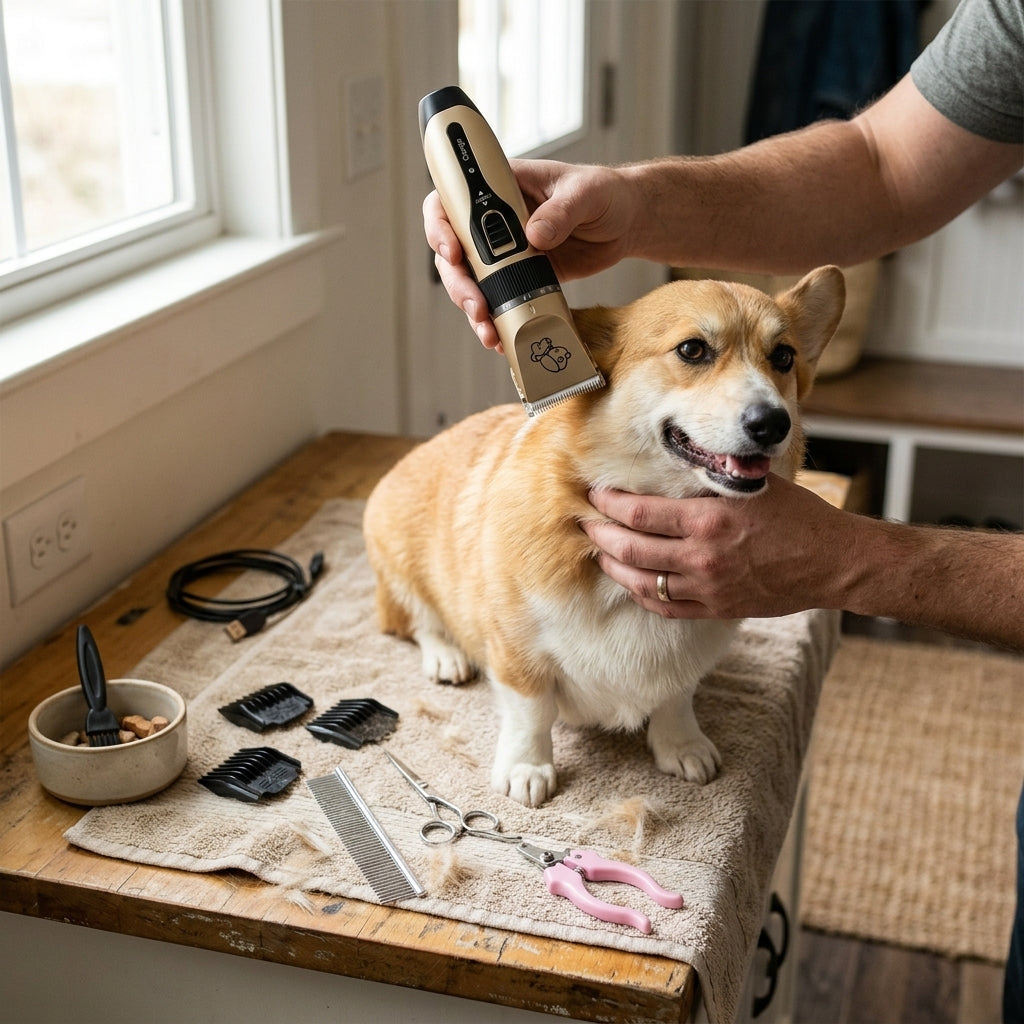 Pet Hair Grooming Shaver lifestyle