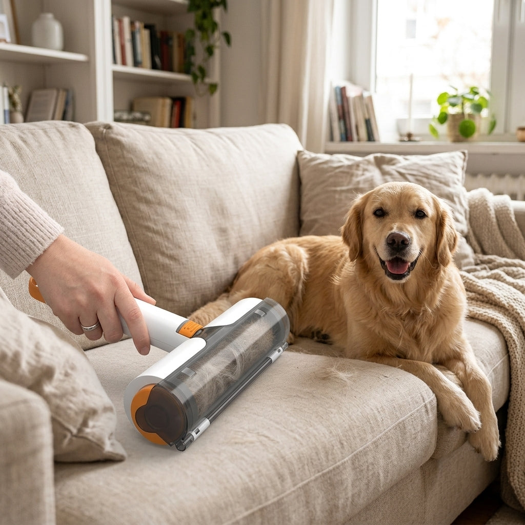 Pet Hair Removal Roller Brush lifestyle