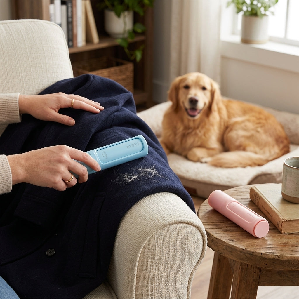 Self-Cleaning Pet Lint Roller lifestyle